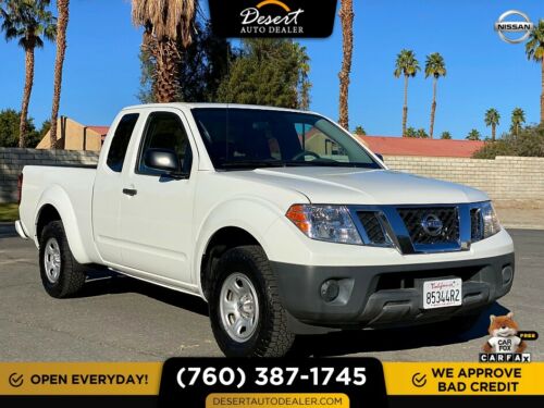 2019  Frontier S 100000 Miles White Extended Cab Pickup 4 Cylinder Engine