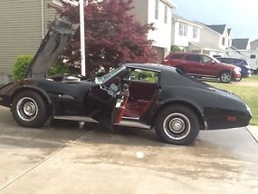 1974 Black Sting Ray T-Top Corvette image 1