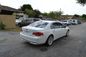 2008 BMW 750Li Base Sedan 4-Door 4.8L, WHITE ON WHITE, FINANCING AVAILABLE image 4