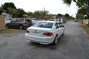 2008 BMW 750Li Base Sedan 4-Door 4.8L, WHITE ON WHITE, FINANCING AVAILABLE image 5