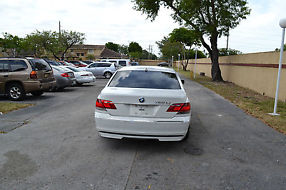 2008 BMW 750Li Base Sedan 4-Door 4.8L, WHITE ON WHITE, FINANCING AVAILABLE image 6