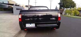 FORD FG UPGRADE UTE, 2010, 6 SPEED AUTO, BLACK, 99,000 Kms, CRUISE CONTROL, EC image 1
