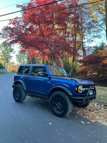2021 Ford Bronco SUV Blue 4WD Automatic FIRST EDITION image 1