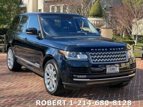 2016  Range Rover Supercharged AWD 4dr SUV 46335 Miles Blue SUV 5.0L V
