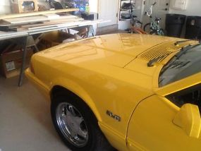1993 Ford Mustang LX 5.0 Yellow Convertible Limited Edition Only 1503 Made image 6