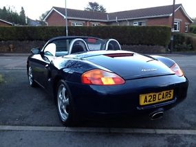 PORSCHE BOXSTER MANUAL CONVERTIBLE stunning throughout New Mot stacks of history image 1