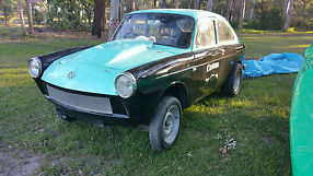 vw 1966 type 3 fastback gasser,drag car, burnouts, project,classic,toy, racing