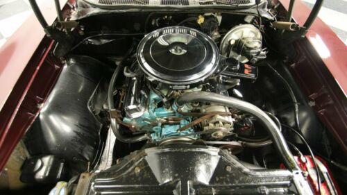 classic vintage chrome gto 400 v8 4-speed manual transmission burgundy image 3