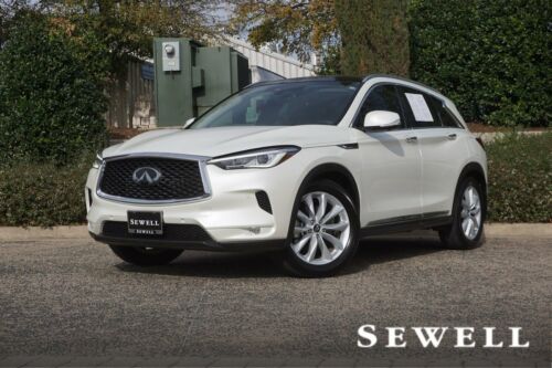 2019  QX50, Majestic White with 20746 Miles available now!
