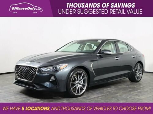 Off Lease Only 2019  G70 3.3T Design RWD Twin Turbo Premium Unleaded V-6