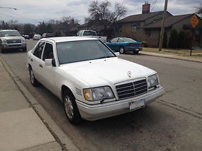 1995 white Mercedes E300 Diesel in great condition and well cared for
