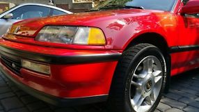 1991 RED CIVIC Si