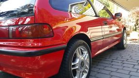 1991 RED CIVIC Si image 2