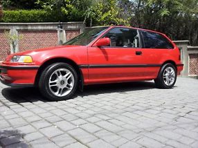 1991 RED CIVIC Si image 3
