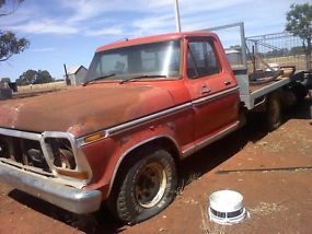 1978 Ford F100 Ranger Rolling Cab Chassi Red 