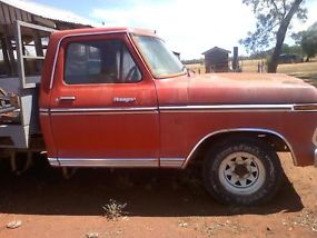 1978 Ford F100 Ranger Rolling Cab Chassi Red  image 1