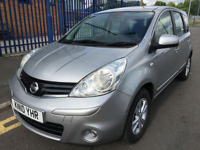 2010 NISSAN NOTE ACENTA SILVER