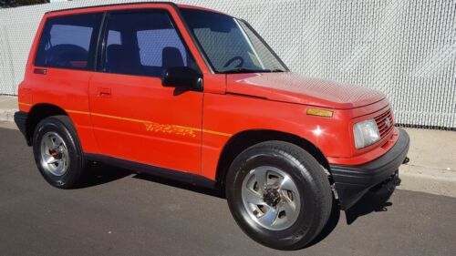 1993 Geo Tracker Red 4WD Manual image 1