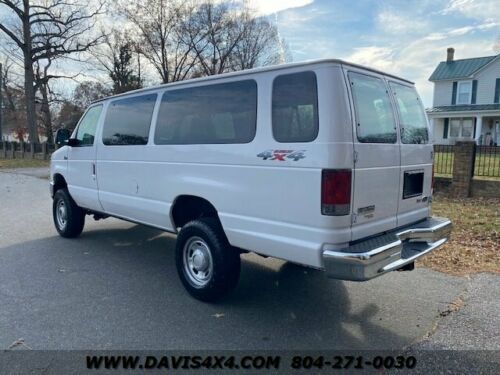 2011 Ford Econoline Wagon Extended Van Quigley 4x4 Conversion 142607 Miles White image 7