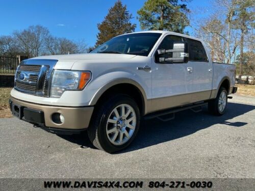 2011  F-150 Super Crew King Ranch 4x4 Loaded Pickup 177359 Miles Ox Whit
