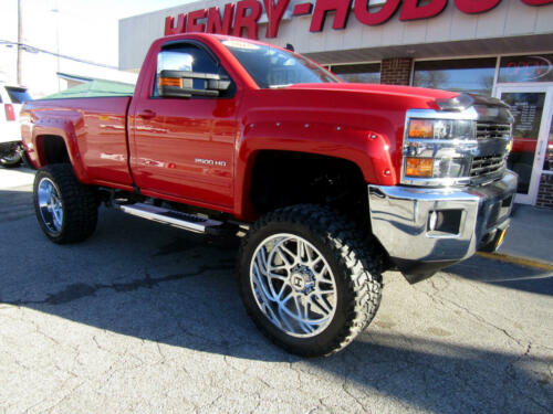 Red 2016 Chevrolet Silverado 2500HD Reg Cab 4WD Lifted Only 3,900 Miles-1 Owner image 6