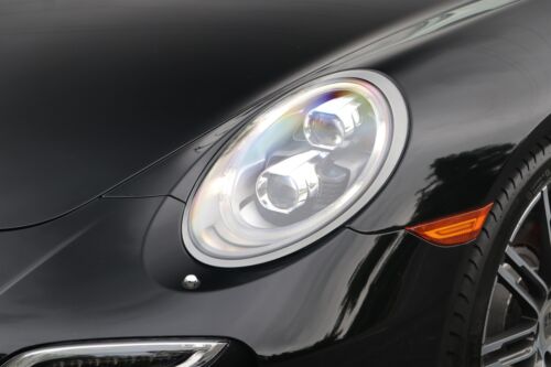 2014 Porsche 911 TURBO CABRIOLET SPORT CHRONO W/NAV 3784 Miles Black Convertible image 8