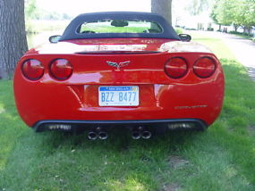 2005 Red Corvette Convertible 6 Speed Low Miles image 2