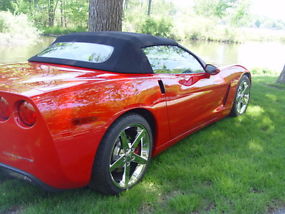 2005 Red Corvette Convertible 6 Speed Low Miles image 3