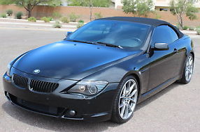 2007 BMW 650i Base Convertible 2-Door 4.8L - Clear title image 1