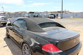 2007 BMW 650i Base Convertible 2-Door 4.8L - Clear title image 8