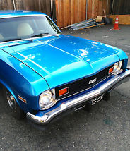 Chevy, Nova, Blue, hatchback, muscle car, nova2, beautiful, restored image 3