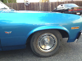 Chevy, Nova, Blue, hatchback, muscle car, nova2, beautiful, restored image 5