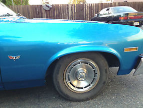 Chevy, Nova, Blue, hatchback, muscle car, nova2, beautiful, restored image 6