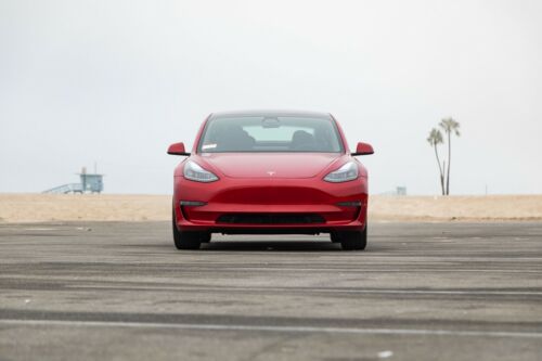 2021 Tesla Model 3 Sedan Red RWD Automatic image 3