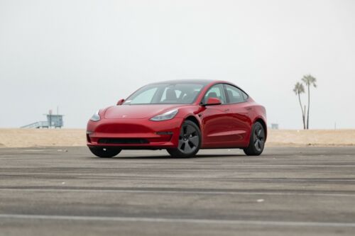 2021 Tesla Model 3 Sedan Red RWD Automatic image 6