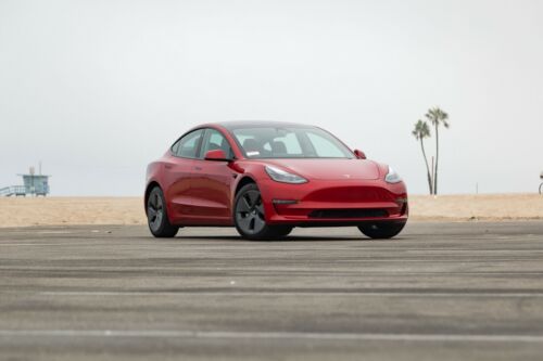 2021 Tesla Model 3 Sedan Red RWD Automatic image 8