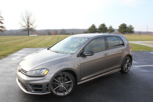 2017  Golf R 4Motion 4WD 6-speed Manual Limestone Grey with 26K miles