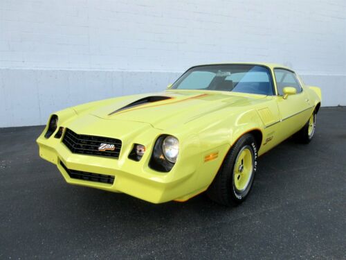 1978 Chevrolet Camaro Z28 Yellow Matching Numbers Stunning Classic Rare Find image 2