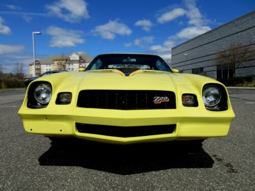 1978 Chevrolet Camaro Z28 Yellow Matching Numbers Stunning Classic Rare Find image 6
