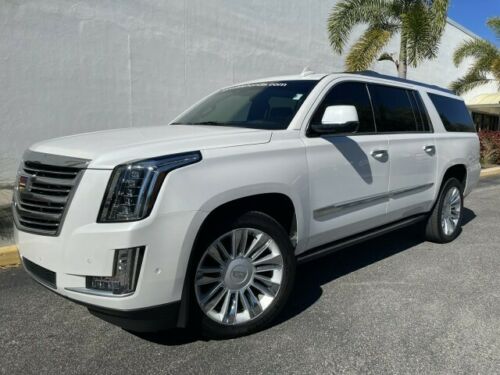 2018  Escalade ESV, Crystal White Tricoat with 71539 Miles available now