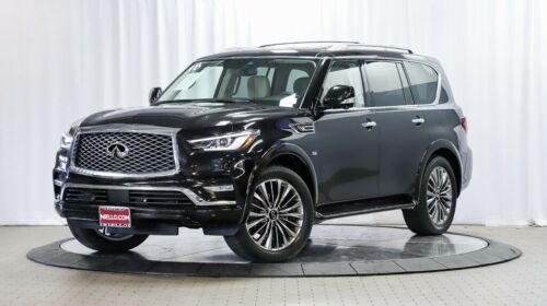 2018  QX80, Mineral Black with 31828 Miles available now!