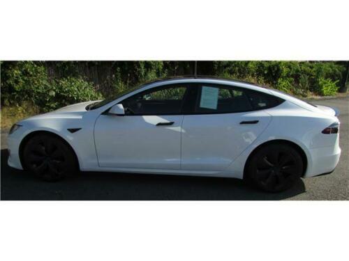 2021 Tesla Model S Plaid 522 Miles Pearl White 1020HP image 6