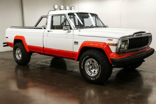 1982 Jeep J1054267 Miles White/Red Truck 401ci AMC V8 Automatic