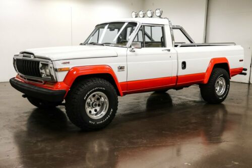 1982 Jeep J1054267 Miles White/Red Truck 401ci AMC V8 Automatic image 2