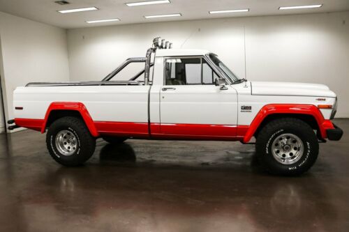 1982 Jeep J1054267 Miles White/Red Truck 401ci AMC V8 Automatic image 7