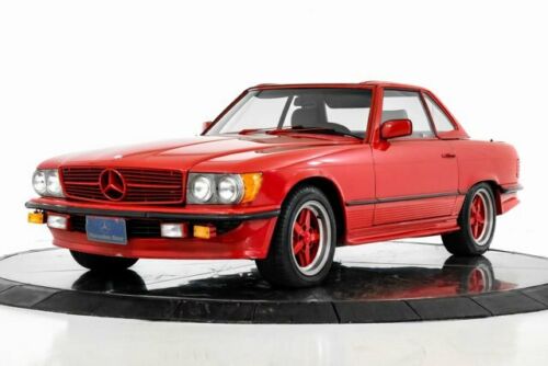1984 Mercedes-Benz 500-Class SL500 AMG Body and Trim PKG 64612 Miles Signal Red image 2