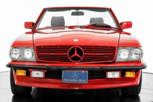 1984 Mercedes-Benz 500-Class SL500 AMG Body and Trim PKG 64612 Miles Signal Red image 3