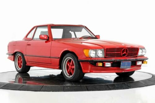 1984 Mercedes-Benz 500-Class SL500 AMG Body and Trim PKG 64612 Miles Signal Red image 7