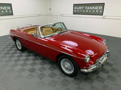 1967 B MK1. BURGUNDY WITH TAN. EXCELLENT OLDER RESTORATION IN GREAT COLORS.