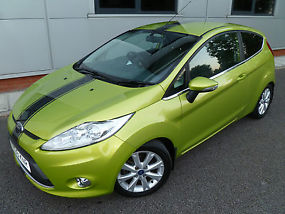 2009 FORD FIESTA 1.25 ZETEC LIME SQUEEZE 3 DR FULL SERVICE HISTORY
